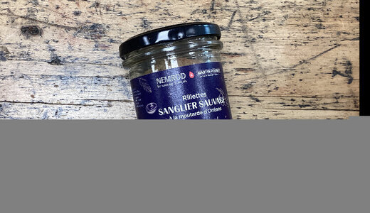 Rillettes sanglier sauvage moutarde d’Orléans 150gr