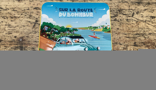 Boîte métal 2cv assortiment galettes et palets bretons