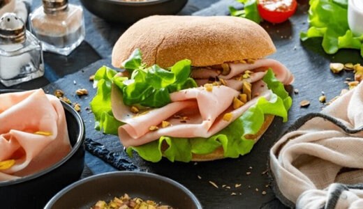 BUN BURGER MORTADELLE ROQUETTE