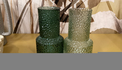 Vase en verre double