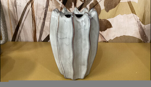 Vase en céramique carambole