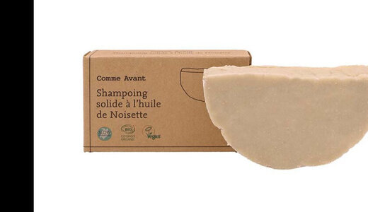 Shampoing Solide Naturel à l'Huile de Noisette COMME AVANT