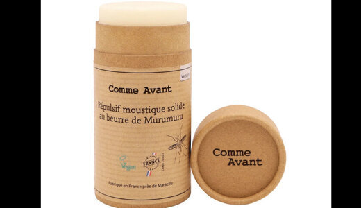 Répulsif Anti-moustique naturel solide au beurre de Murumuru COMME AVANT