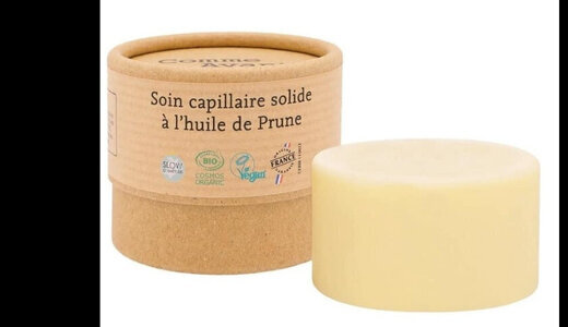 Soin Capillaire Naturel Solide à l'huile de Prune COMME AVANT