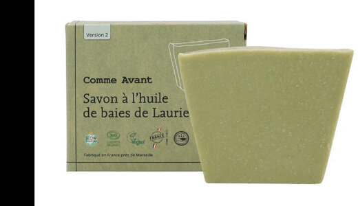 Savon enrichi à l'huile de baies de laurier Comme Avant
