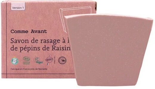 Savon de rasage à l'huile de pépins de raisin Comme Avant