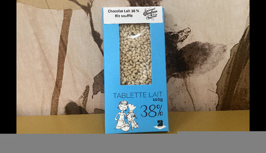 Tablette chocolat lait riz soufflé 100gr