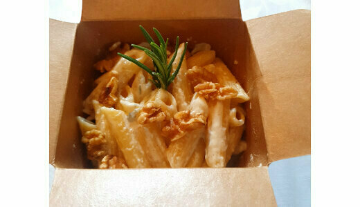 Penne roquefort noix