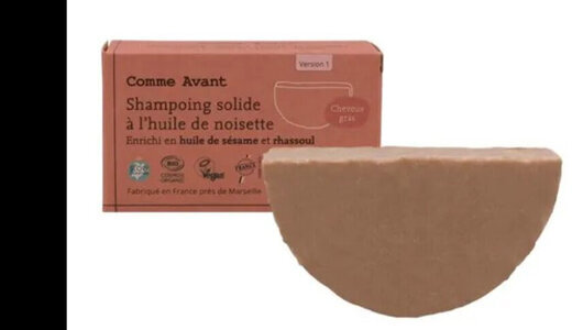 Shampoing solide cheveux gras COMME AVANT
