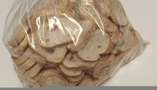 Sachet de pain grillé