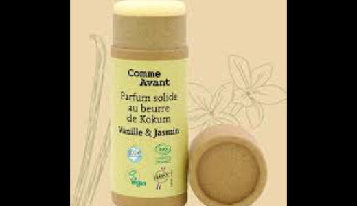 Parfum solide Vanille & Jasmin COMME AVANT