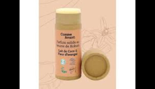 Parfum solide Lait de coco & fleur d’oranger COMME AVANT