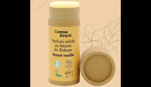 Parfum solide Monoi vanillé COMME AVANT