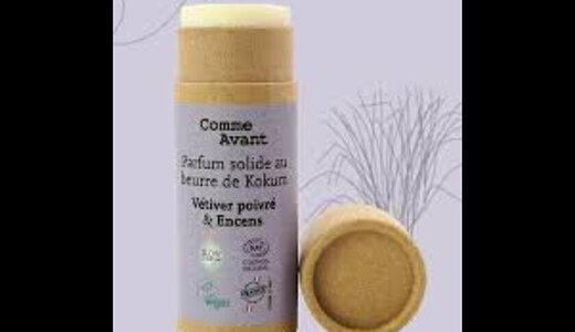 Parfum solide Vétiver poivré & Encens COMME AVANT