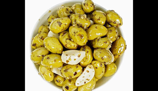 Olives vertes dénoyauteés
