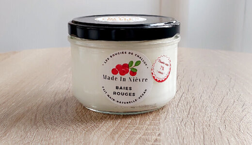 Bougie Baies rouges