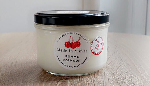 Bougie Pomme d'amour