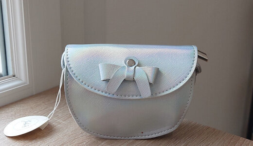 SAC bandoulière Louise Néon Gris argenté
