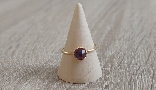 Bague ajustable AMETHYSTE