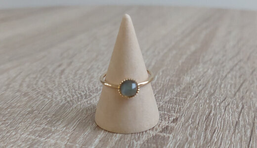 Bague ajustable LABRADORITE