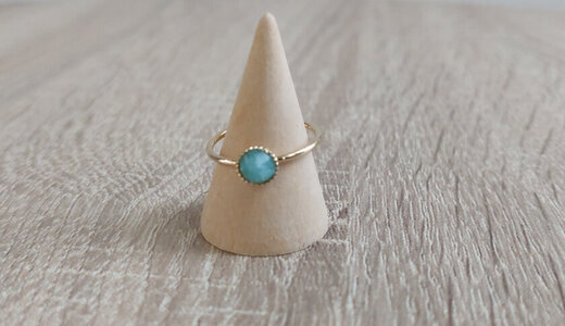 Bague ajustable AMAZONITE