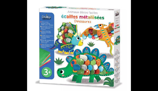 Ecailles métalisées "Dinosaures"