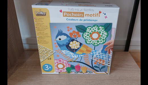 Pochoirs motifs "Couleurs de printemps"