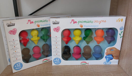 Coffret "Mes premiers crayons x9