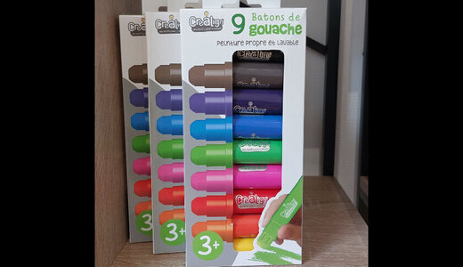 Coffret "Bâtons de gouache"