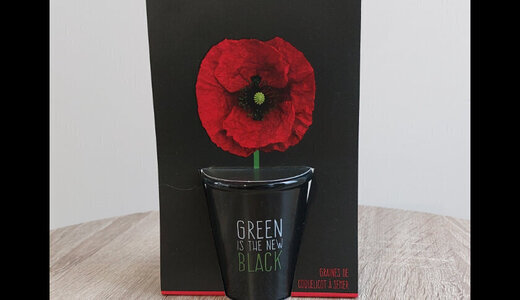 Pot BLACK - Coquelicot