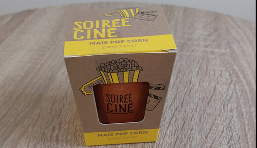 Kit Message - "Soirée ciné" maïs popcorn