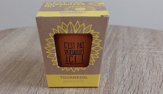 Kit Message - "C'est pas Versaille ici" Tournesol