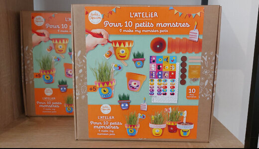 Coffret anniversaire - 10 petits pots monstres