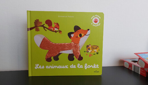 Livre à toucher - Les animaux de la forêt