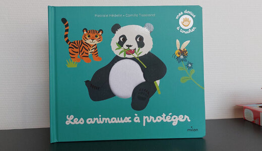 Livre à toucher - Les animaux à protéger