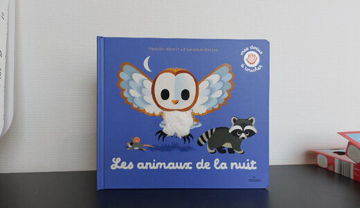 Livre à toucher - Les animaux de la nuit