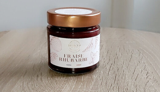 Fraise rhubarbe 230g