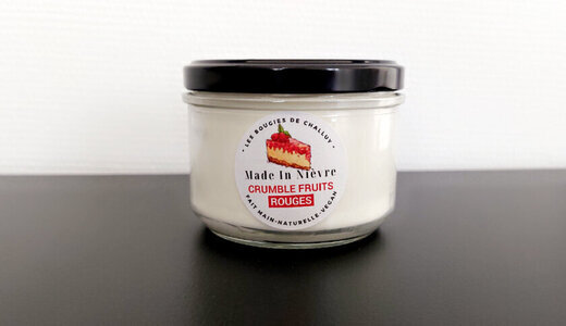 Bougies Crumble fruits rouges