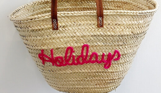 Panier Holidays (rose)