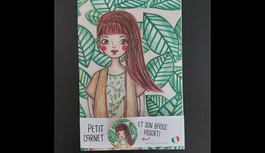 Carnet badgé Olivia