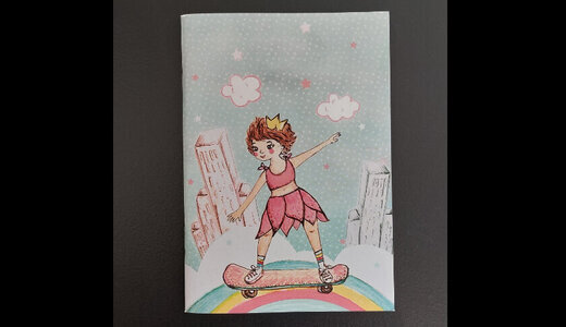 Petit carnet skateuse