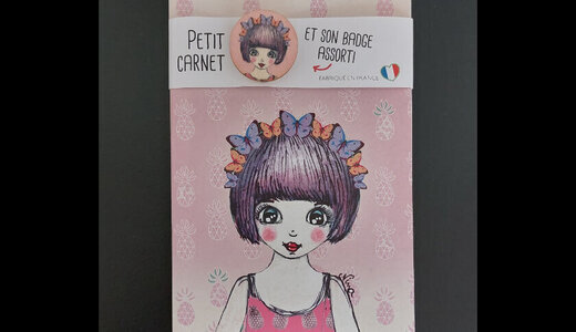 Carnet badgé Nina