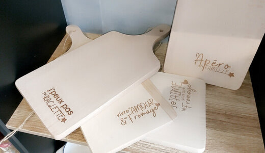Planche "Je t'aime plus que le fromage"