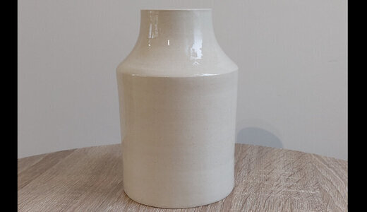 Vase "Pot de lait" Beige