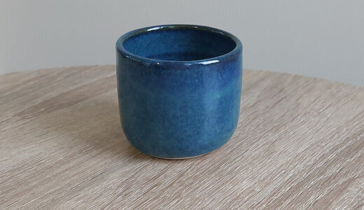 Tasse à café bleu