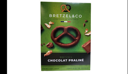 Bretzel chocolat praliné