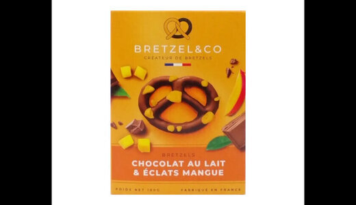 Bretzel chocolat lait mangue