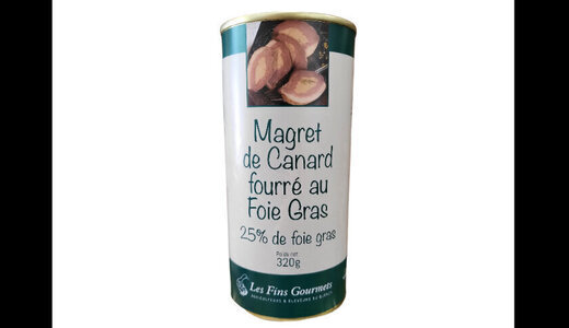 Magret fourré au foie gras