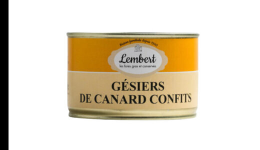 Gésiers de canard confits