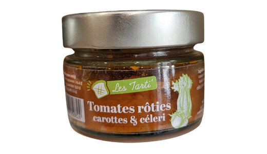 Tarti’ tomates rôties, carottes et céleri